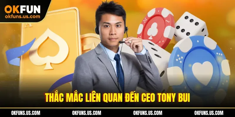 Thắc mắc liên quan đến CEO Tony Bui