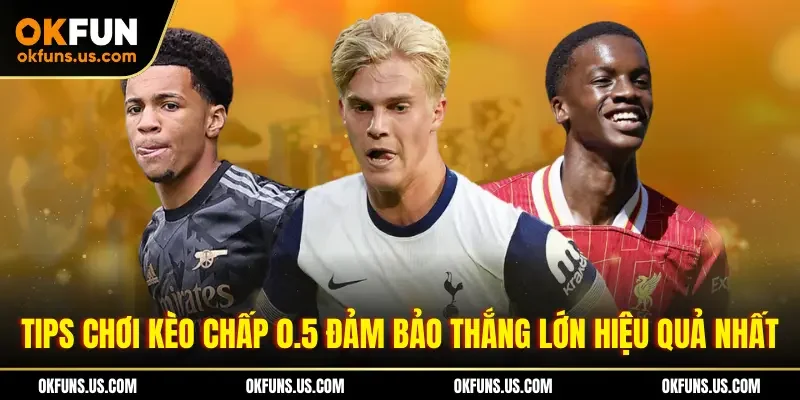 Tips chơi kèo chấp 0.5 đảm bảo thắng lớn hiệu quả nhất